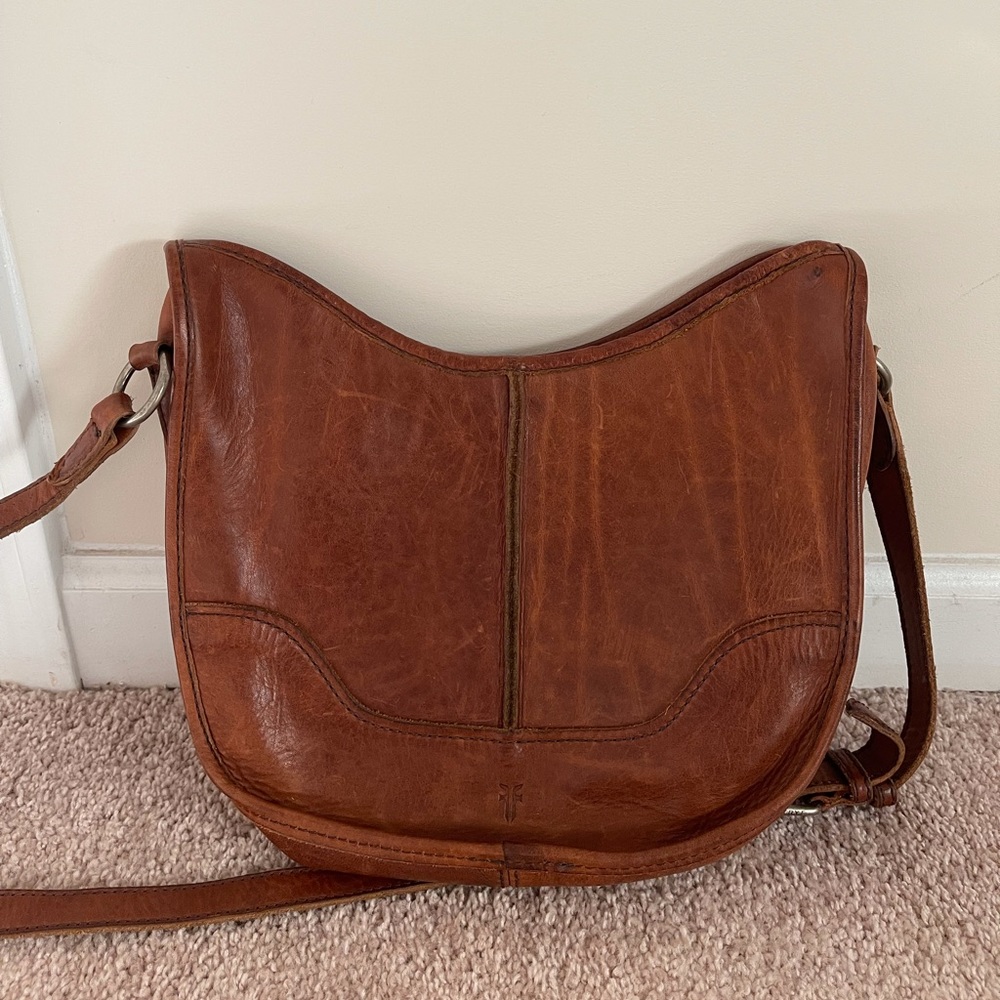 Frye crossbody bag (Cara Saddle Bag)